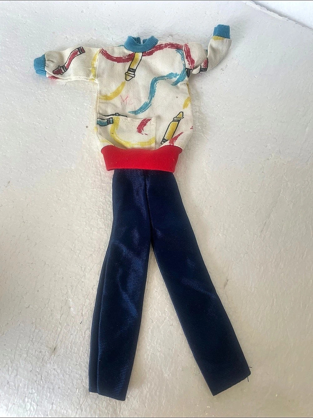 Vintage Multi toys fashion plus sportswear Crayon Outfit fits 11 1/2”-12” dolls